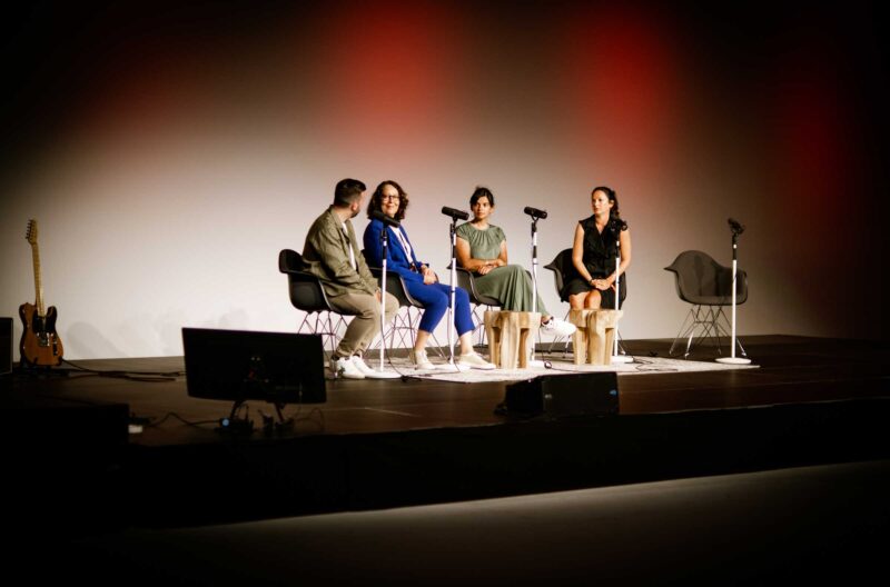 Dr. Christina Berndt, Patricia Fonseca und Philomena Poetis